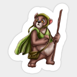 Bear forester Sticker